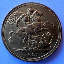 A George IV, 1820-1830 sovereign 1821. 8gm.