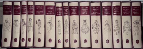 The Works of Charles Dickens. Folio Society. Reissue 1994 - 1995. 15 vols. Slipcases.