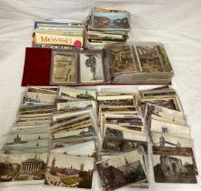 Quantity of postcards to include London (141), coloured and black and white, an Album (191) to