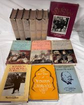 Churchill, Winston S. The Second World War. London 1954 - 1955. Mixed edition. Dust wrappers torn