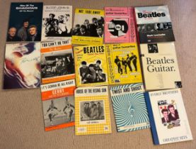 Music in sheet and booklet form to include The complete Beatles, Beatles Souvenir Song Album, Hits