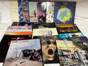 Collection of vinyl records to include Rolling Stones : Beggars Banquet, After-Math, Get Your Ya-