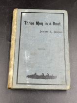 Jerome K Jerome ‘Three Men in a Boat’, illustrations by A. Frederics. J. W. Arrowsmith, Bristol,