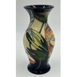 A boxed Quiet Waters Moorcroft vase of baluster form, dated 2002. 20cm h.