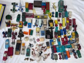 Diecast toys comprising Corgi, Dinky, Britains, Lesney, Matchbox etc to include Corgi 109 W.B. Lions