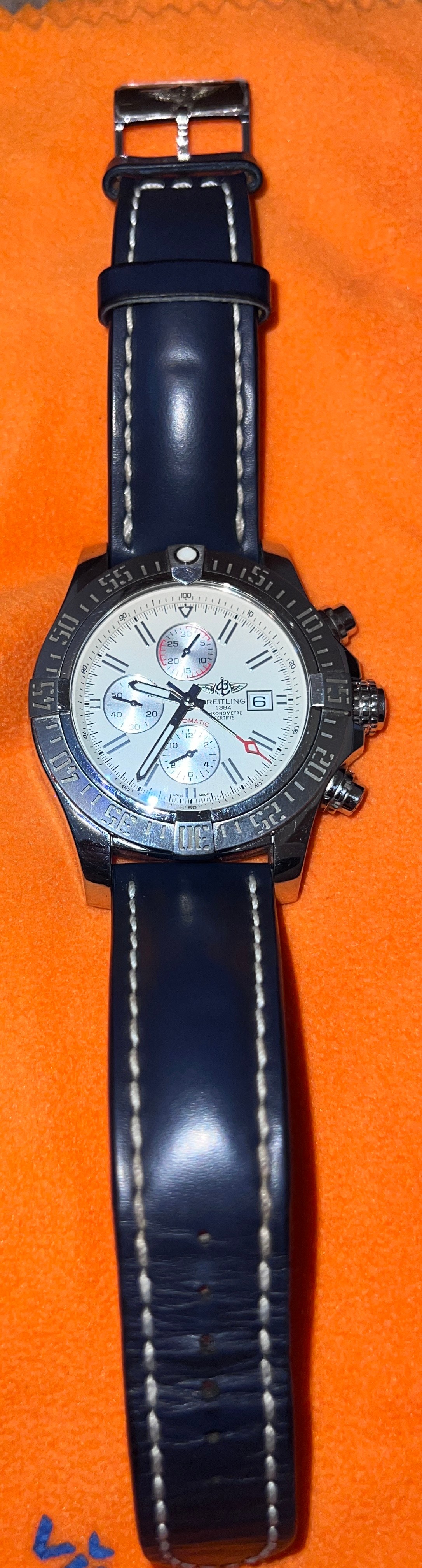 Breitling Super Avenger II gentleman's automatic chronograph wristwatch ref. A13371 with date - Image 7 of 15