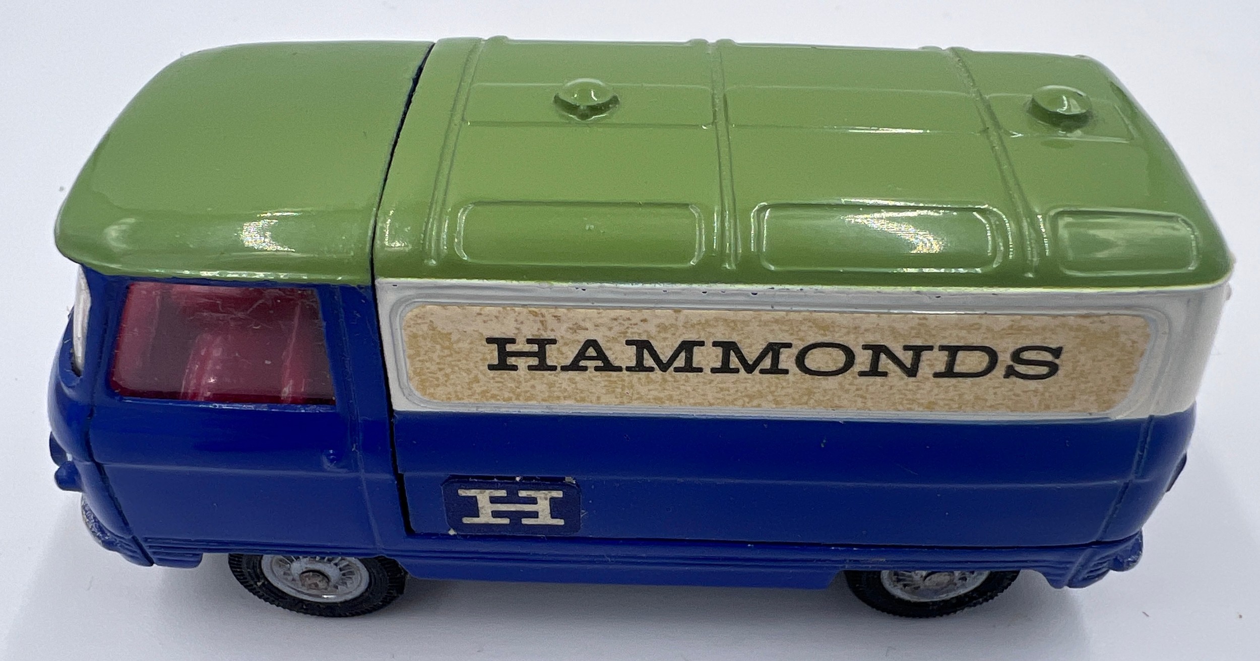 Corgi 462 Commer "Hammonds" Promotional Van in original box - finished in blue with a green roof, - Bild 5 aus 11