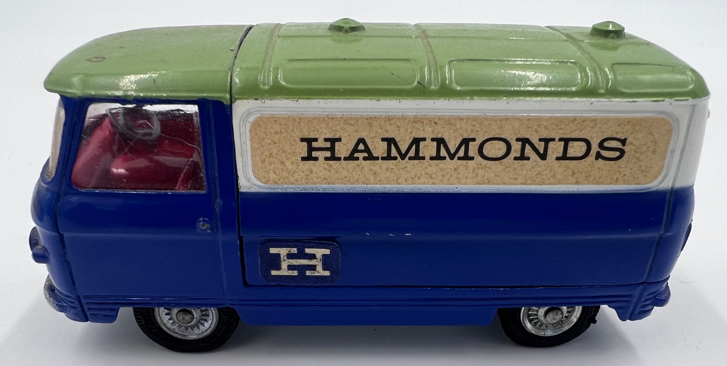 Corgi 462 Commer "Hammonds" Promotional Van in original box - finished in blue with a green roof, - Bild 4 aus 10