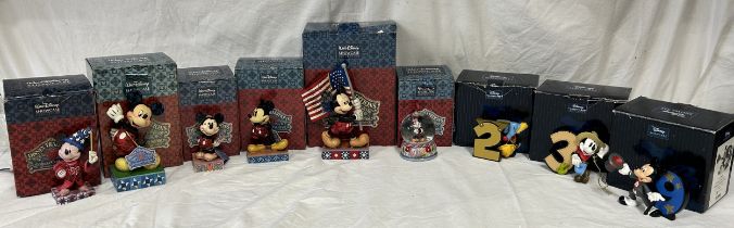 A Selection of 9 'Walt Disney SHOWCASE collection figurines all boxed, to include - Touch of
