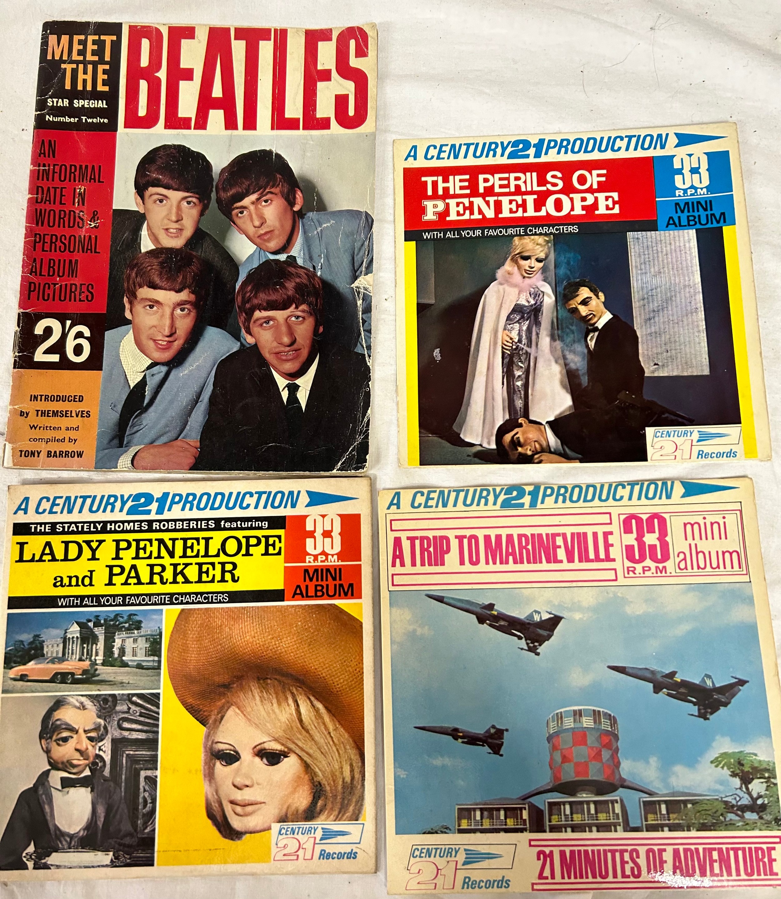 A large collection of 69 LP's and 20 singles to include Beatles, David Bowie, Thunderbirds, BBC - Image 3 of 3