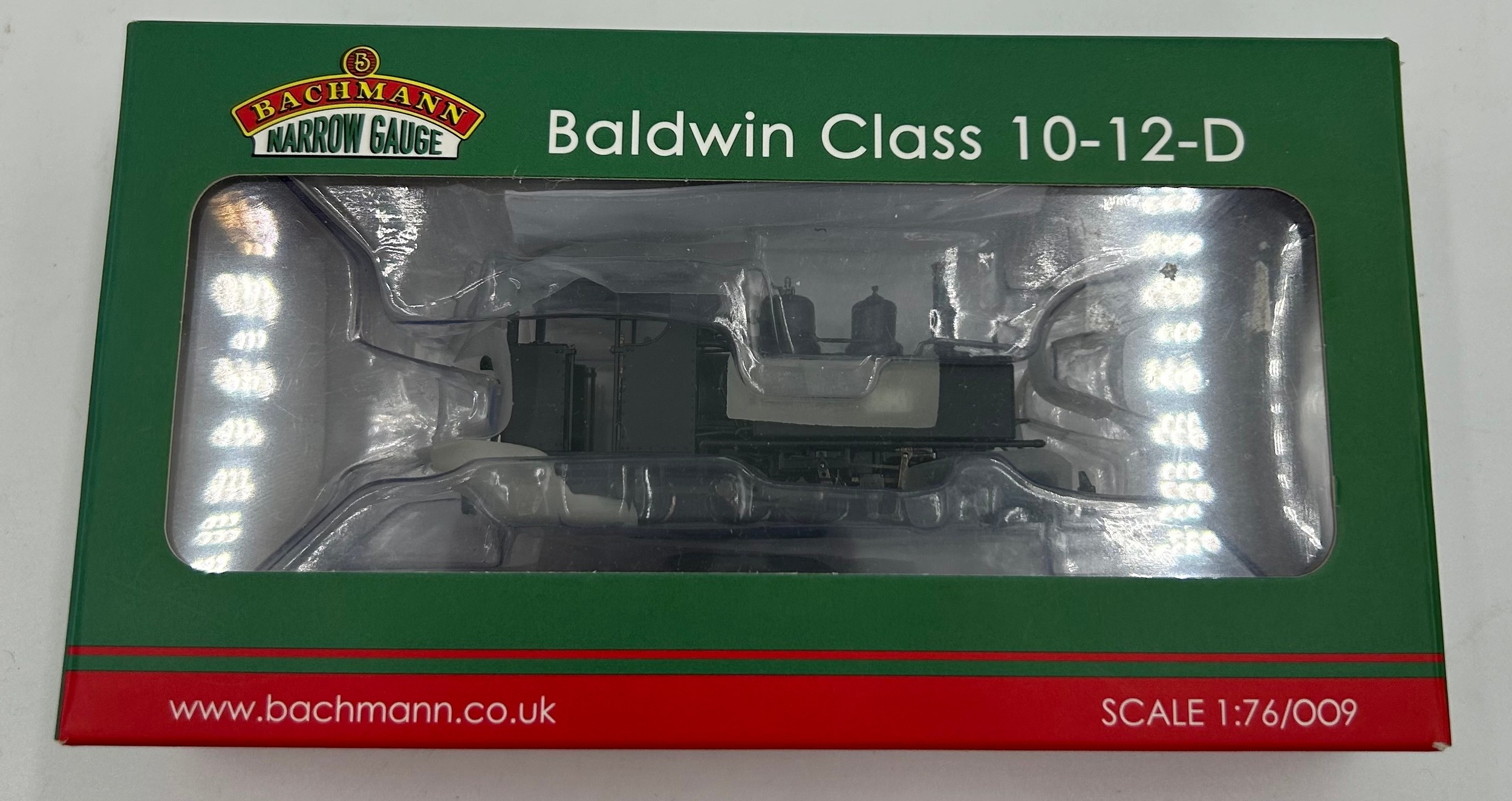 Bachmann Narrow Gauge OO9 gauge Baldwin class 10-12-d 590 Welsh highland railway black.