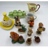 A quantity of vintage ceramics to include Carlton ware, Hummel, Doulton etc.