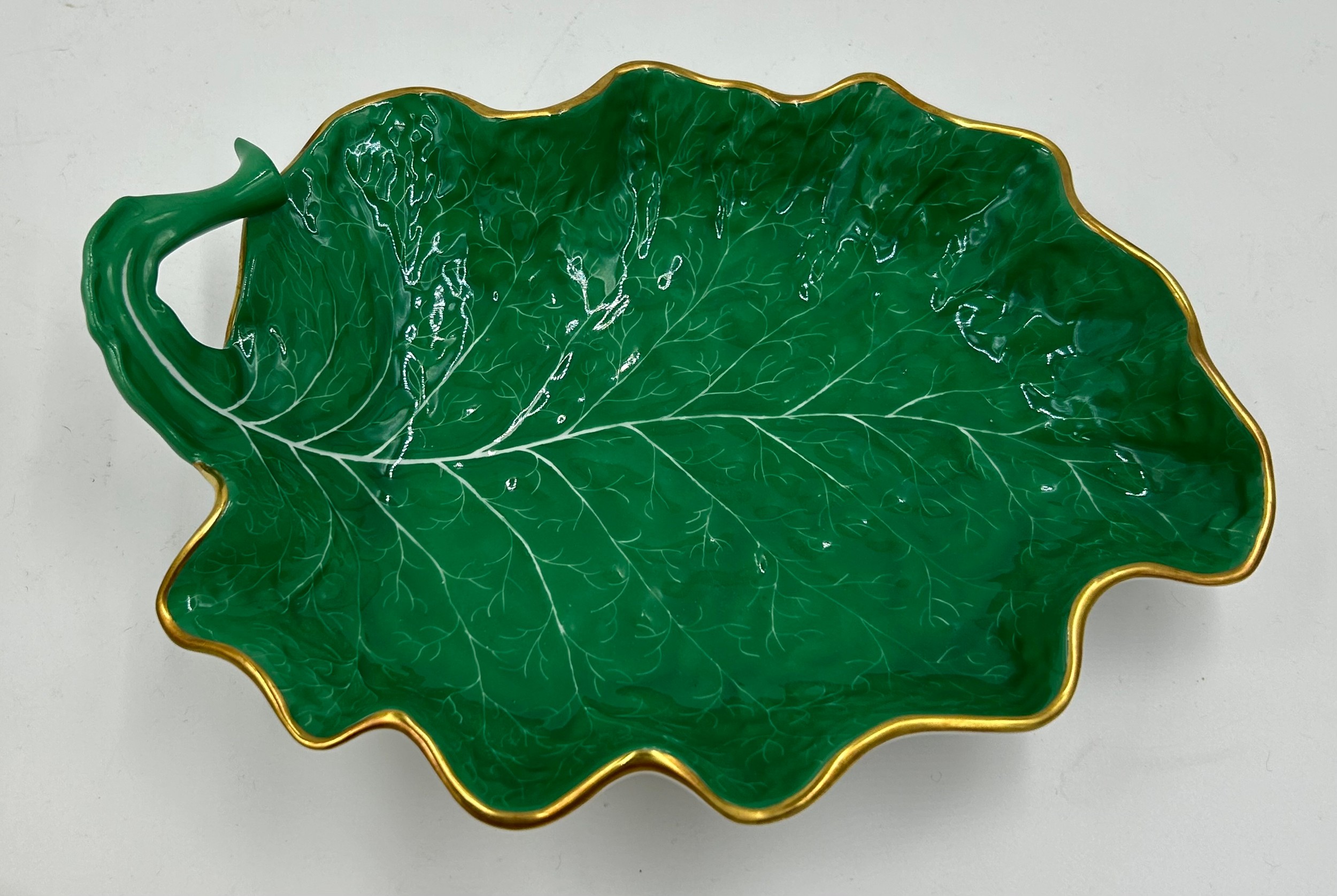 A quantity of ceramics to include a Herend Hungary hand painted leaf dish 26cm l, a Spode Limited - Image 7 of 13