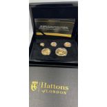 A cased set of gold coins by Hatton’s of London, The 2019 Heroes of D-Day 75th Anniversary Gold