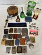 Various items to include a dip calligraphy white metal pen, 22cm l by Mordan & Co. in a fitted case,