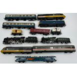 Various Mainline and Lima carriages to include Mainline locomotive 0-6-0 gwr tender green,