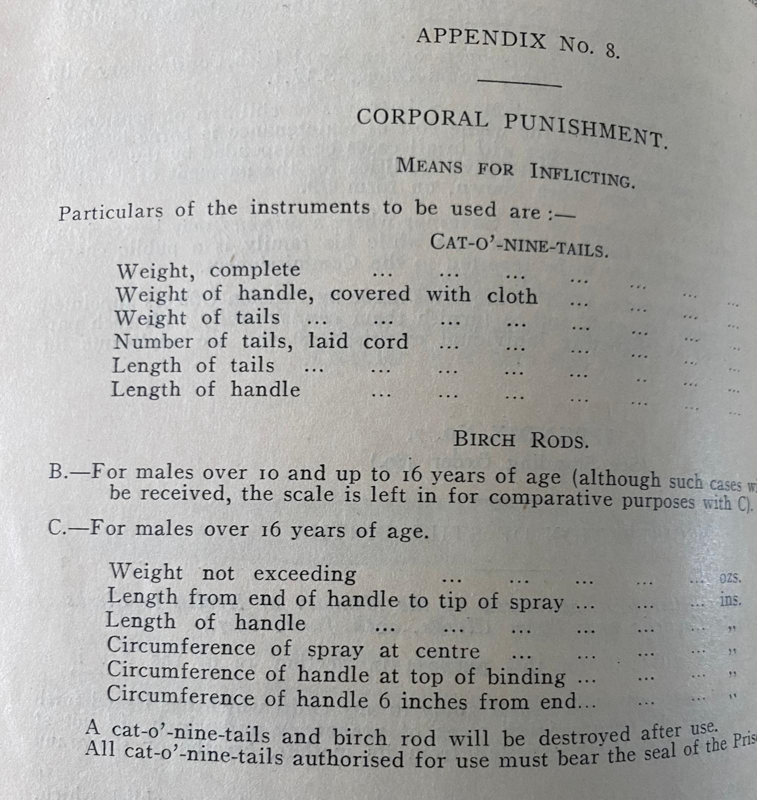 A 1933 Prison Rule book showing a fascinating insight into the early prison system covering such - Bild 3 aus 6