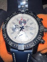Breitling Super Avenger II gentleman's automatic chronograph wristwatch ref. A13371 with date