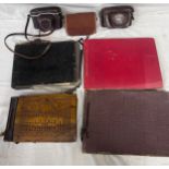 Harry Gilbert Shorters M. B. E., A.M.N. Four photograph & postcard albums and cameras pertaining