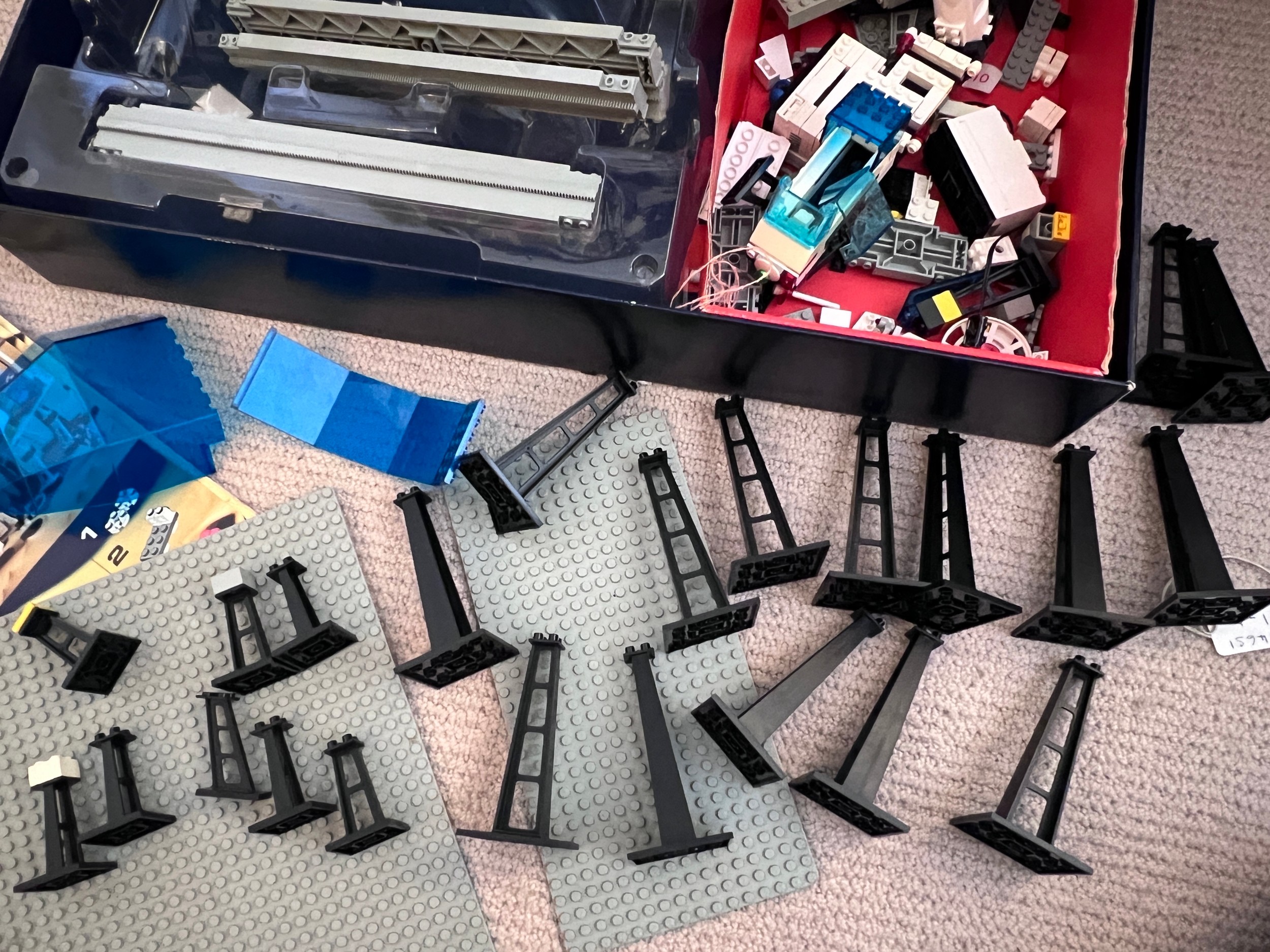 A boxed Lego 6990 Space Monorail and possible track extensions 6921. - Image 9 of 9