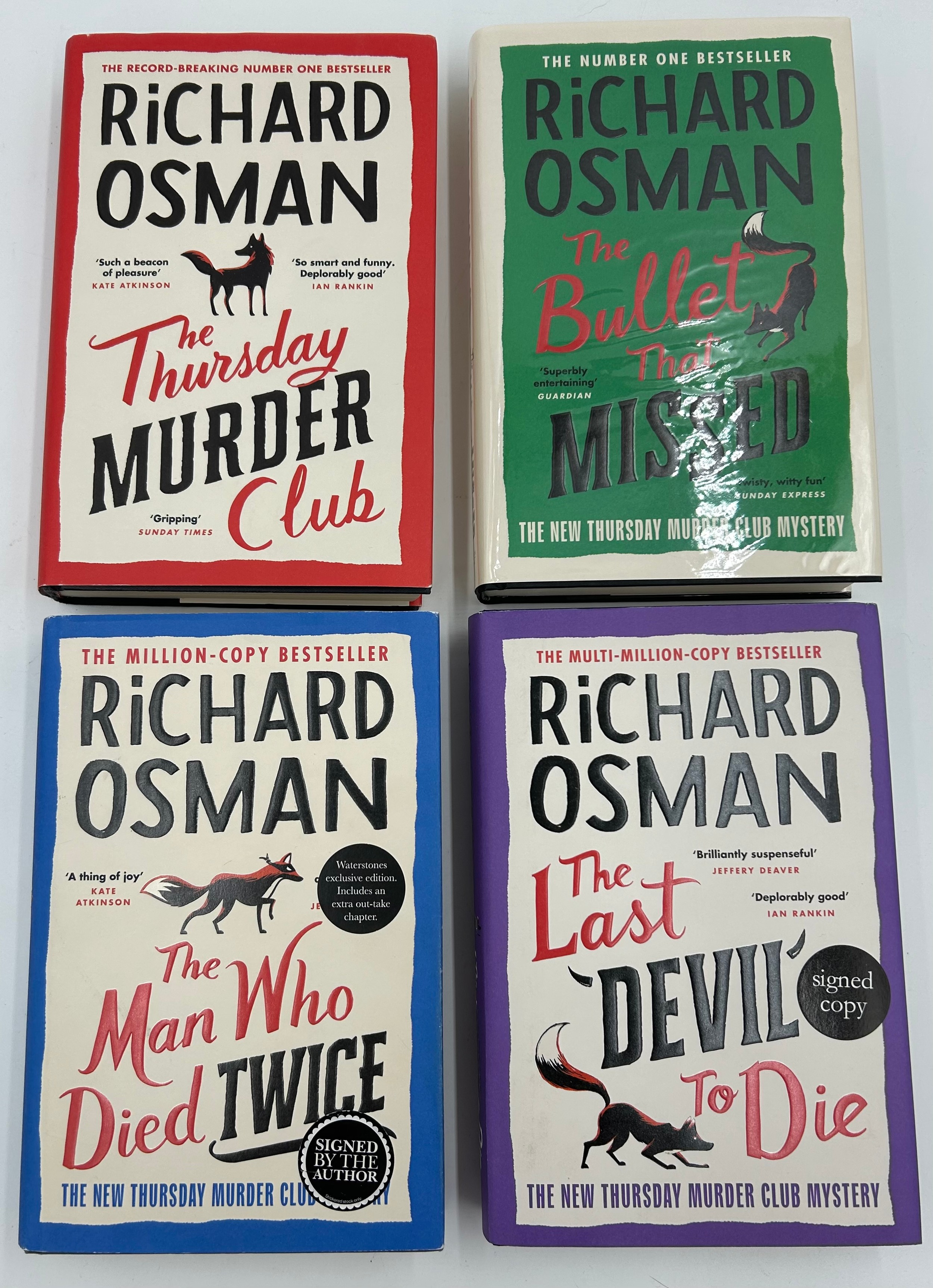Richard Osman: A full set of four First Editions comprising: The Last Devil To Die, The Man Who Died - Image 2 of 9
