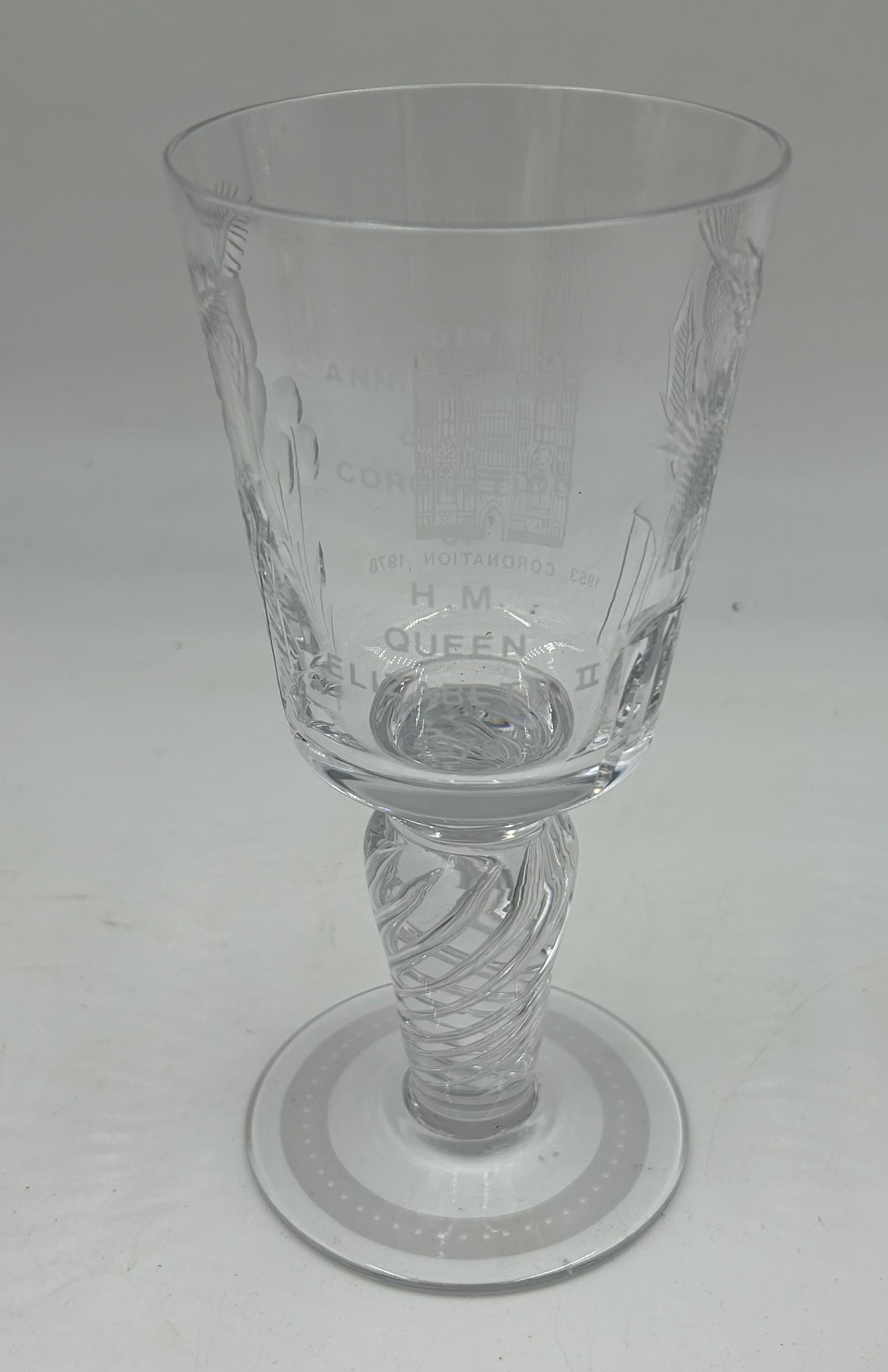 A selection of glassware to include Thomas Webb flower vase, Stuart Crystal Decanter, David Smith - Image 5 of 14