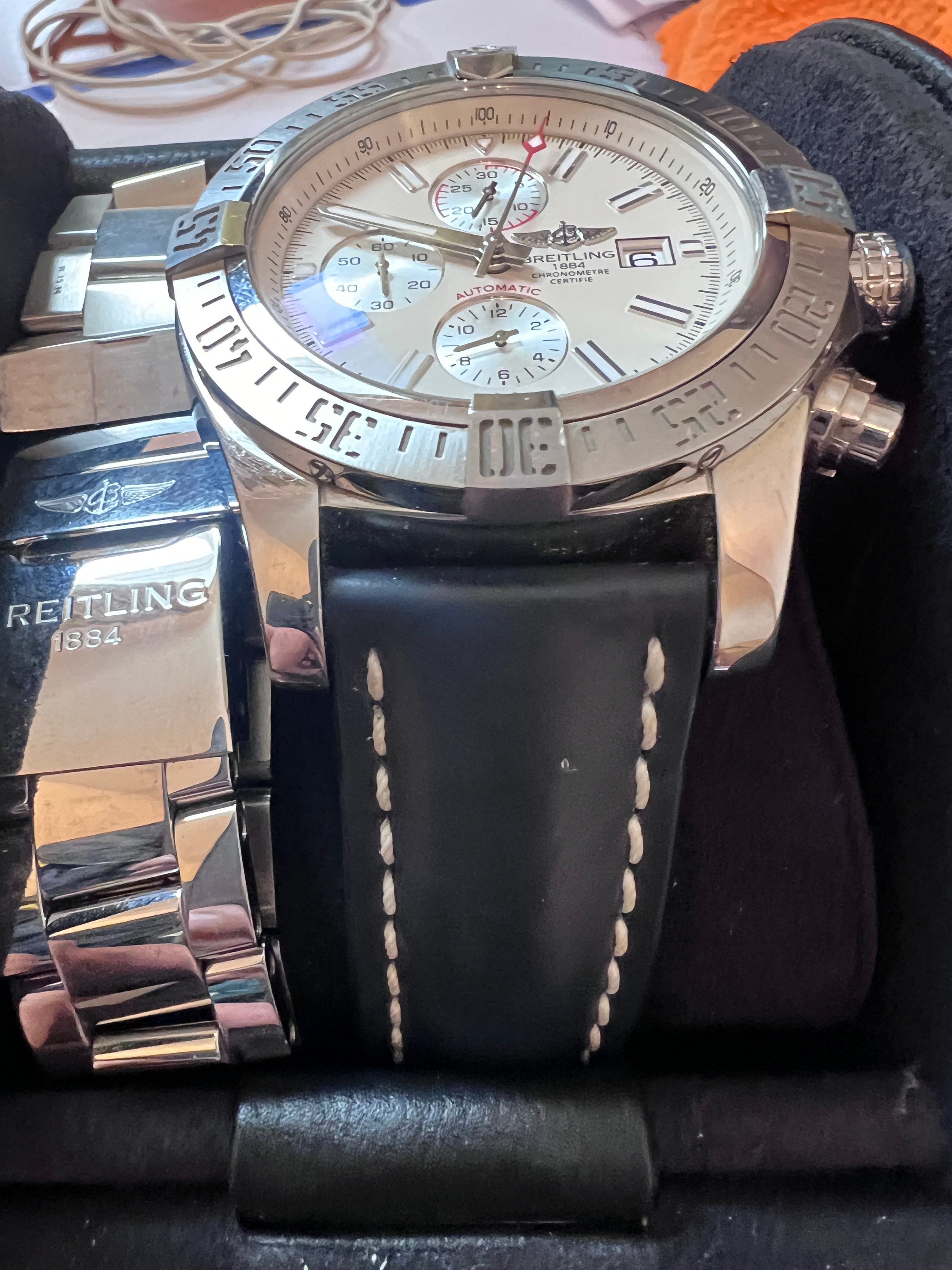 Breitling Super Avenger II gentleman's automatic chronograph wristwatch ref. A13371 with date - Image 12 of 15