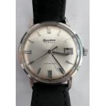 A gentleman's automatic vintage Bulova wristwatch with date aperture, 23 jewels. Not currently