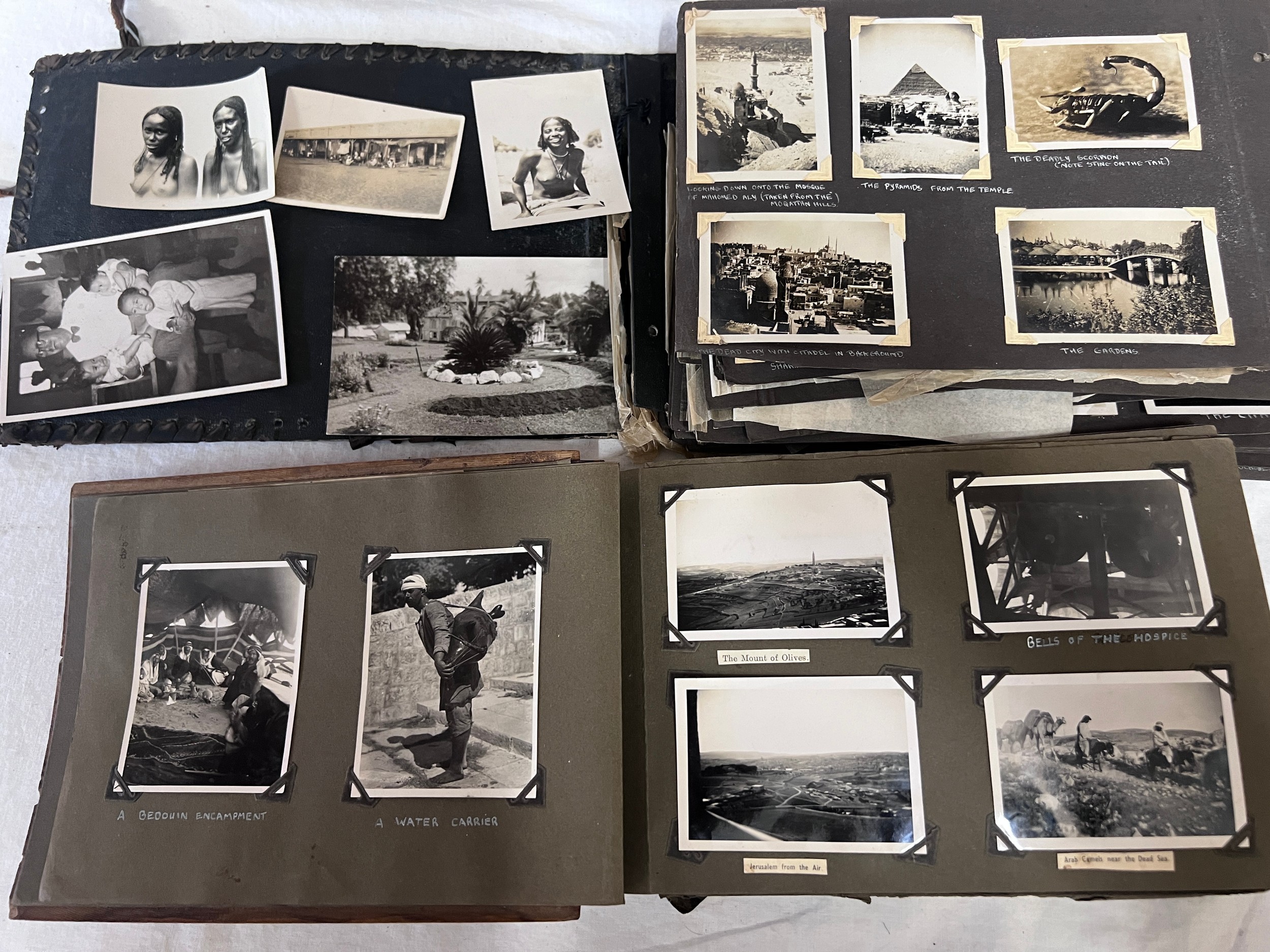 Harry Gilbert Shorters M. B. E., A.M.N. Four photograph & postcard albums and cameras pertaining - Image 3 of 30