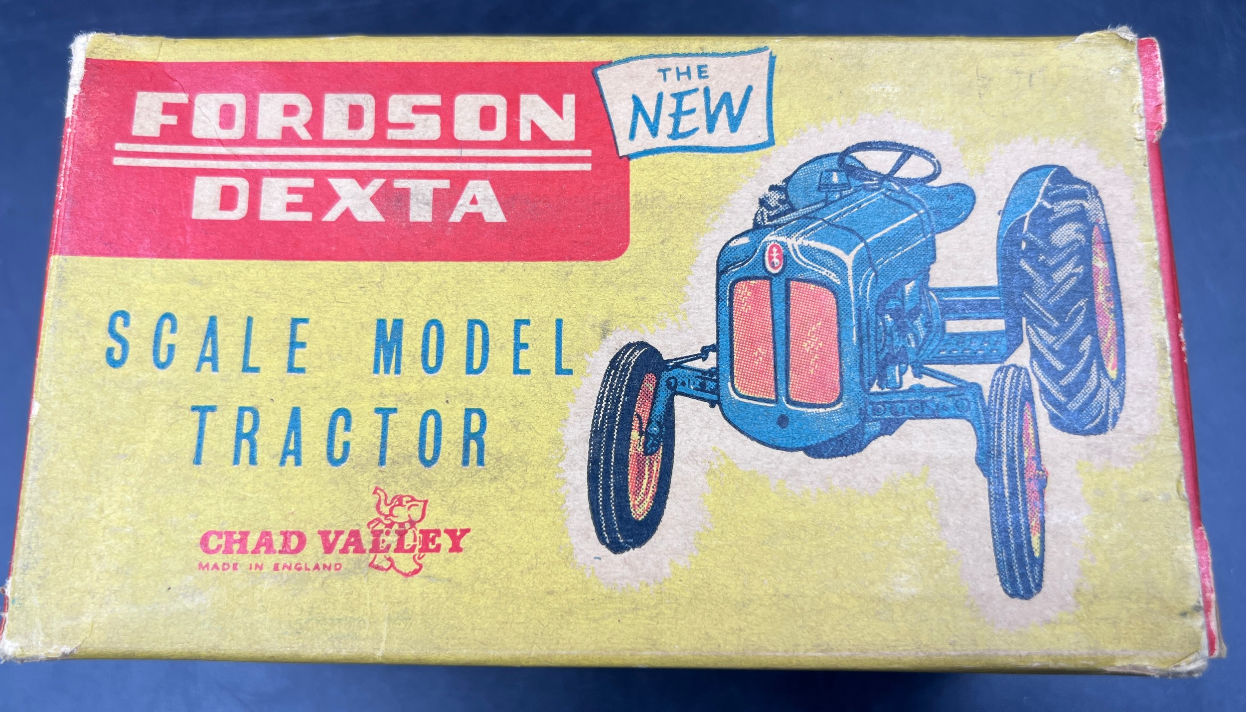 A boxed Chad Valley 1/16 Fordson Dexta Tractor, excellent example. - Image 7 of 14