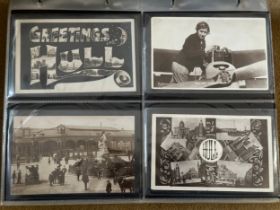 Local Hull interest : An album of Hull Post Cards to include black and white photo and coloured