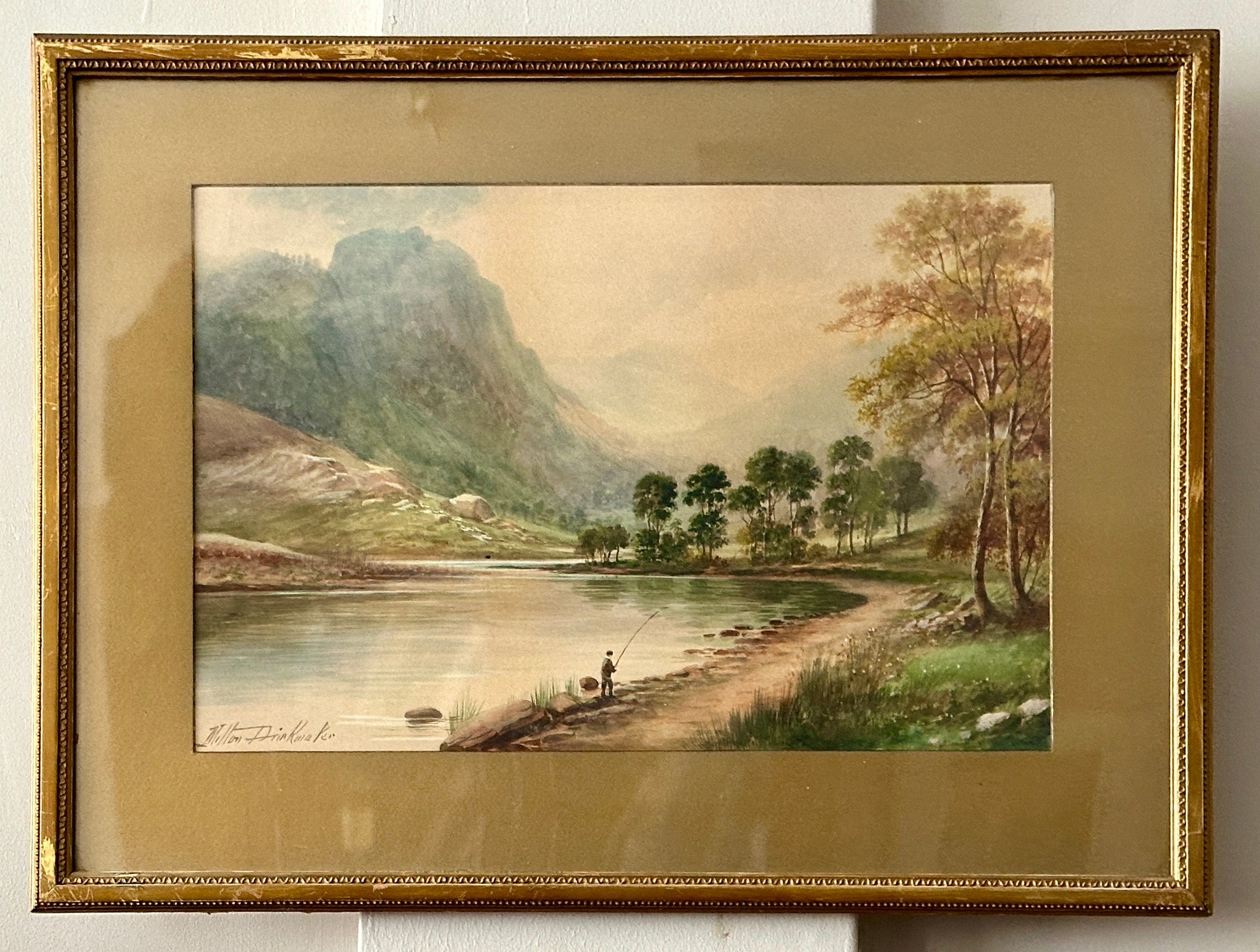 Milton Drinkwater (1862-1923) A pair of highland landscape watercolours, both signed lower left. - Bild 2 aus 7