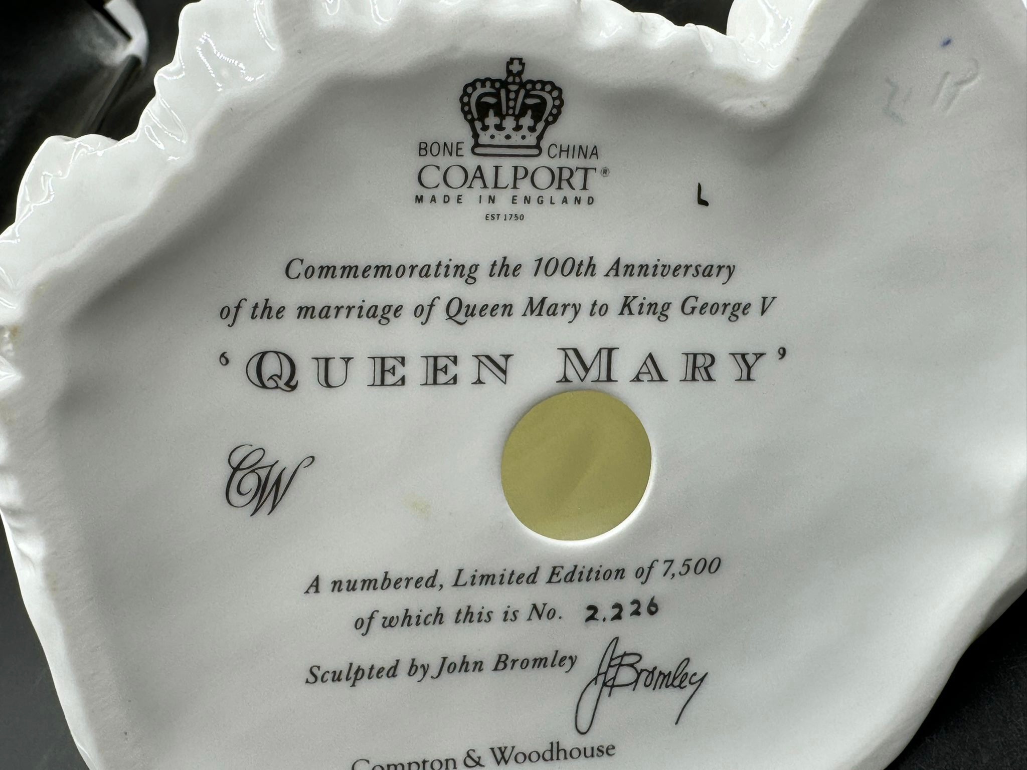 Coalport 'Royal Brides' to include Queen Mary 226/7500, Princess Alexandra (Queen) 2319/7500, - Image 7 of 7