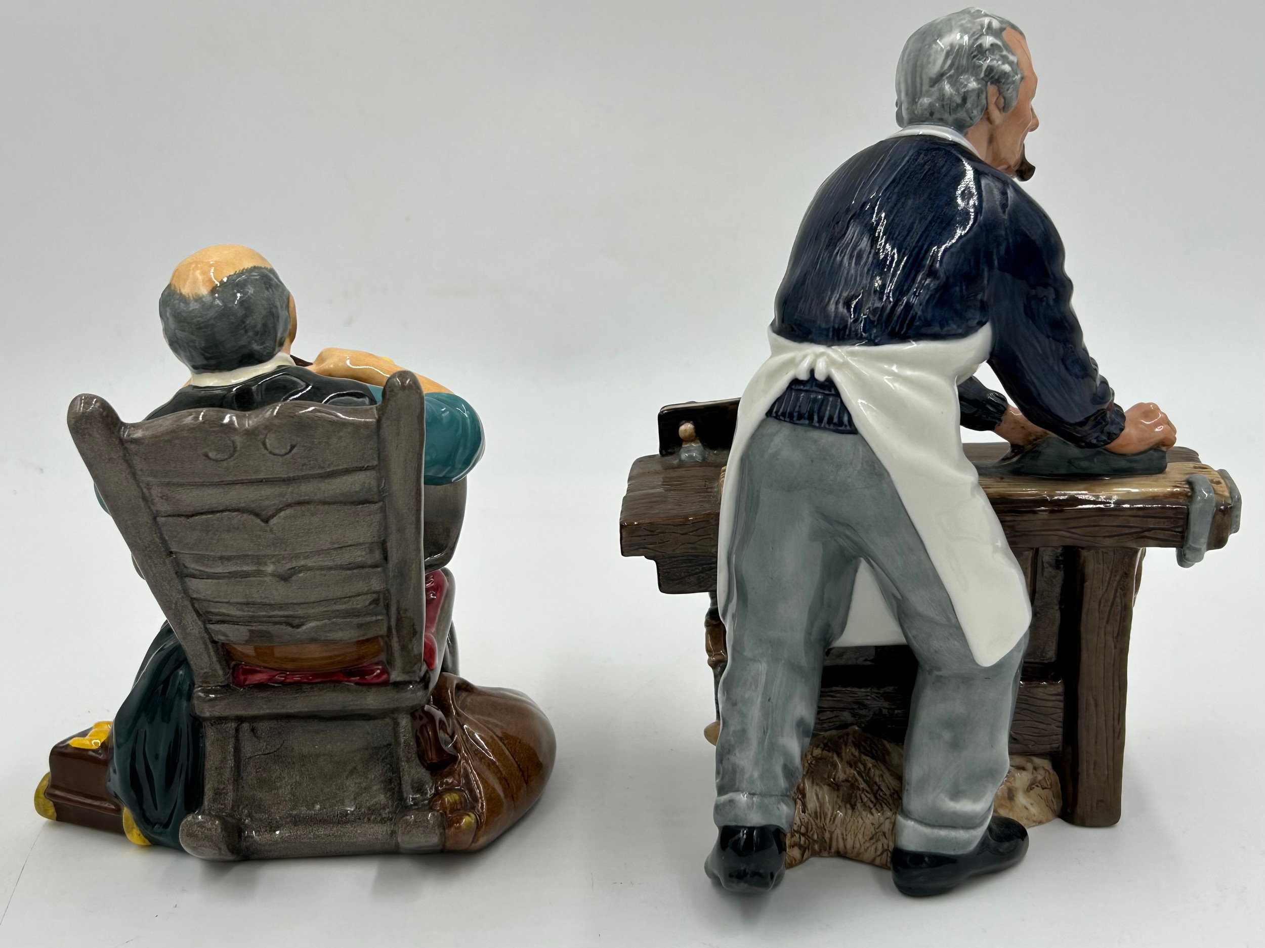A collection of 6 Royal Doulton figurines to include 'The Carpenter' HN 2678, 'The Toymaster' HN - Image 9 of 11