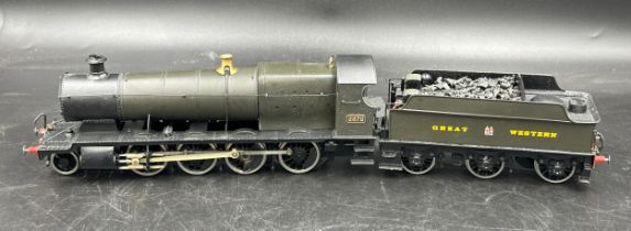 A GWR 2872 0 gauge Tank Locomotive and Tender with black paint finish.