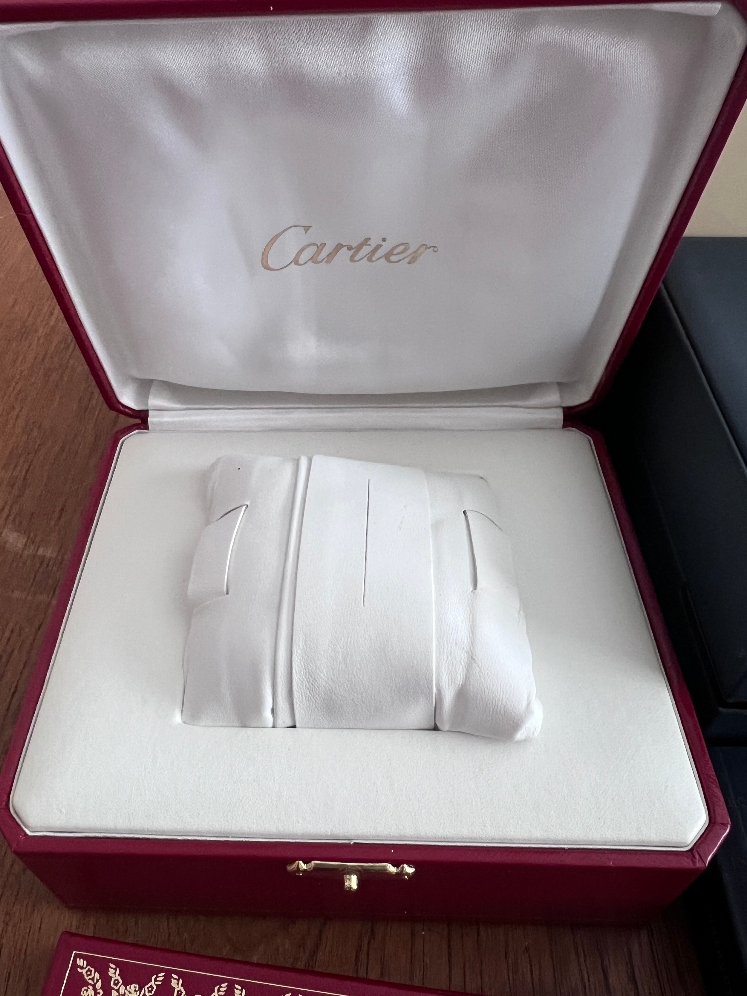 Two watch cases to include Cartier and Longines along with boxes and instructions. - Image 2 of 4