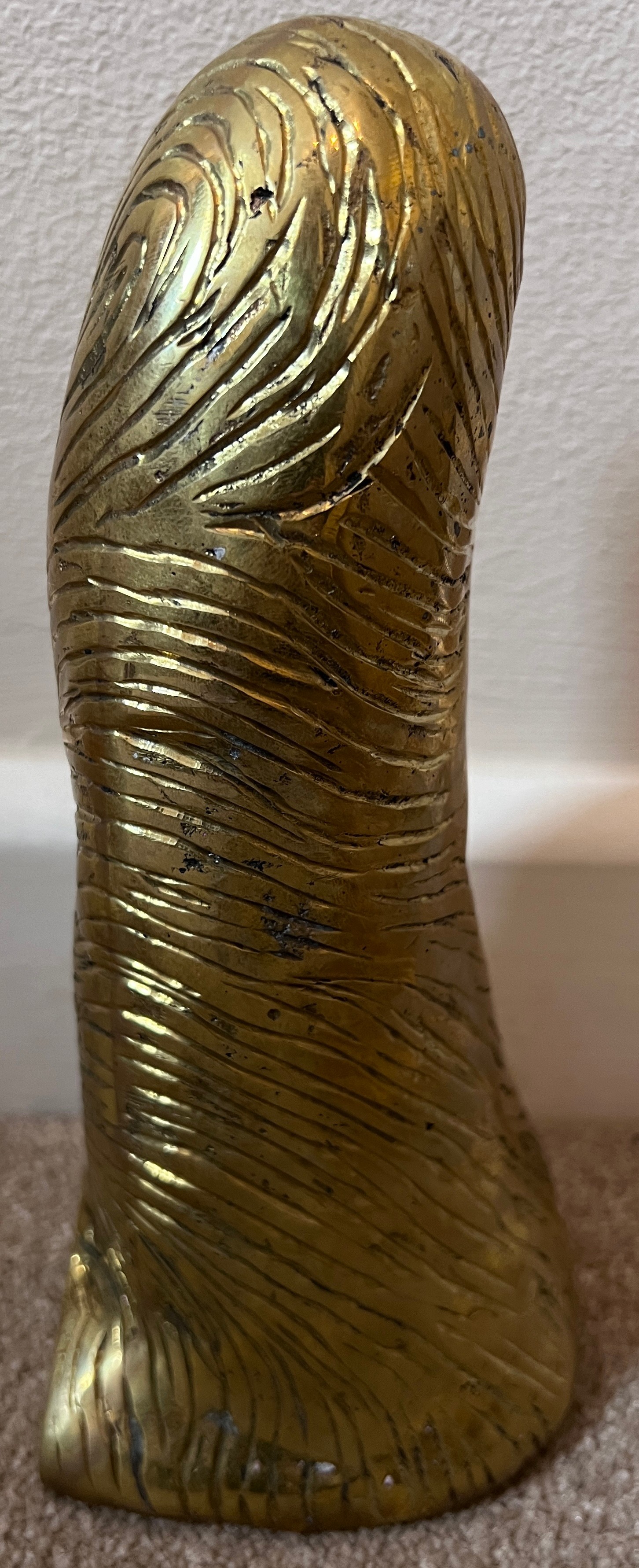 Signed Cesar Baldaccini (French, 1921-1998) limited edition gilt bronze tabletop sculpture, "Le - Image 5 of 5