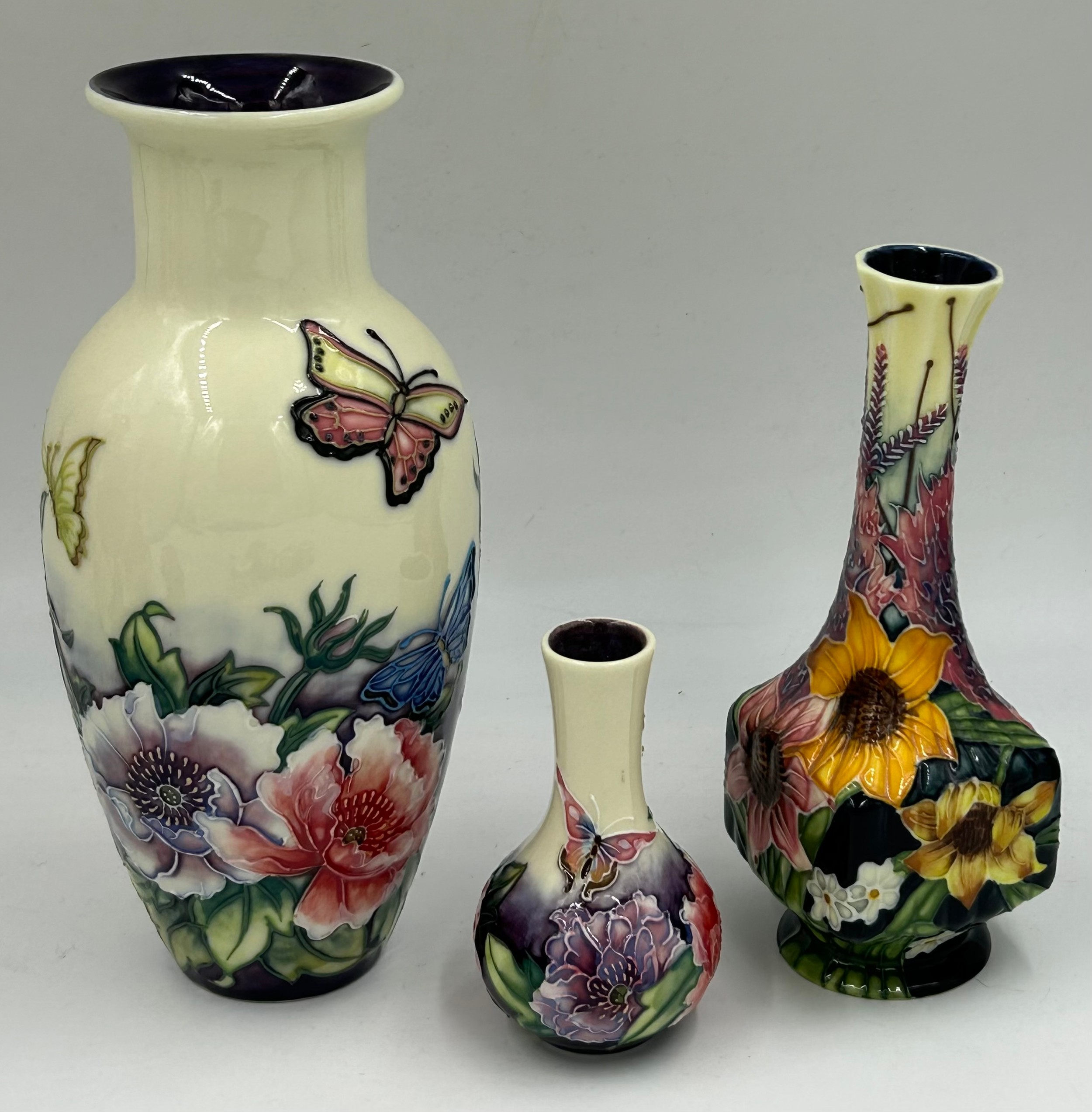 Collection of Old Tupton Ware ceramics, to include five vases, tallest 23cm h, smallest 10cm ( - Image 3 of 5