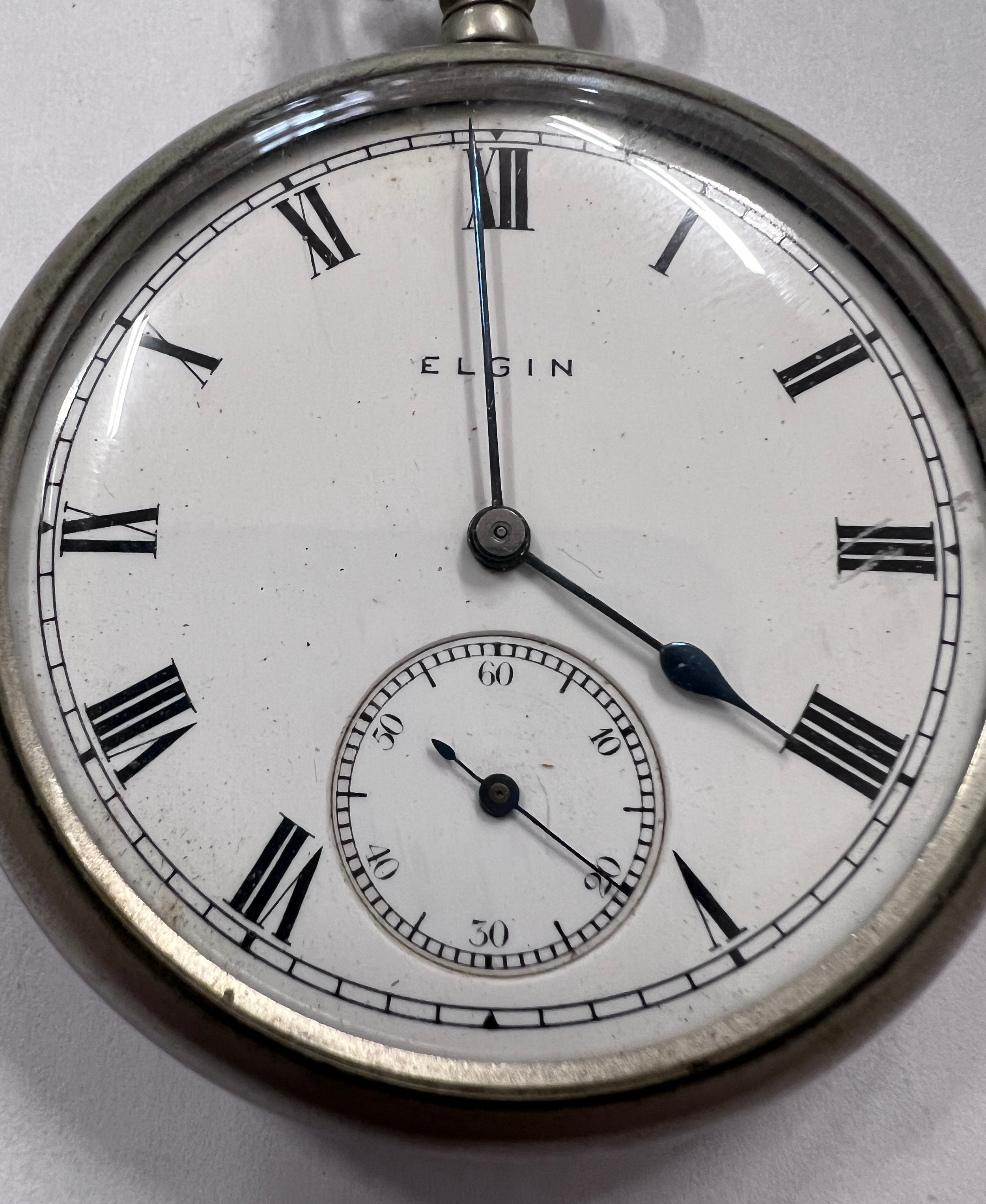 An Elgin pocket watch. Winds and goes. - Image 3 of 3