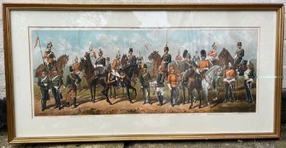 'Our British Cavalry 1890' by Richard Simkin. A chromolithograph in Holland by Emrik & Binger,