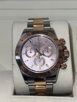 A gentleman's Rolex Oyster Perpetual Cosmograph Daytona stainless steel automatic wristwatch,