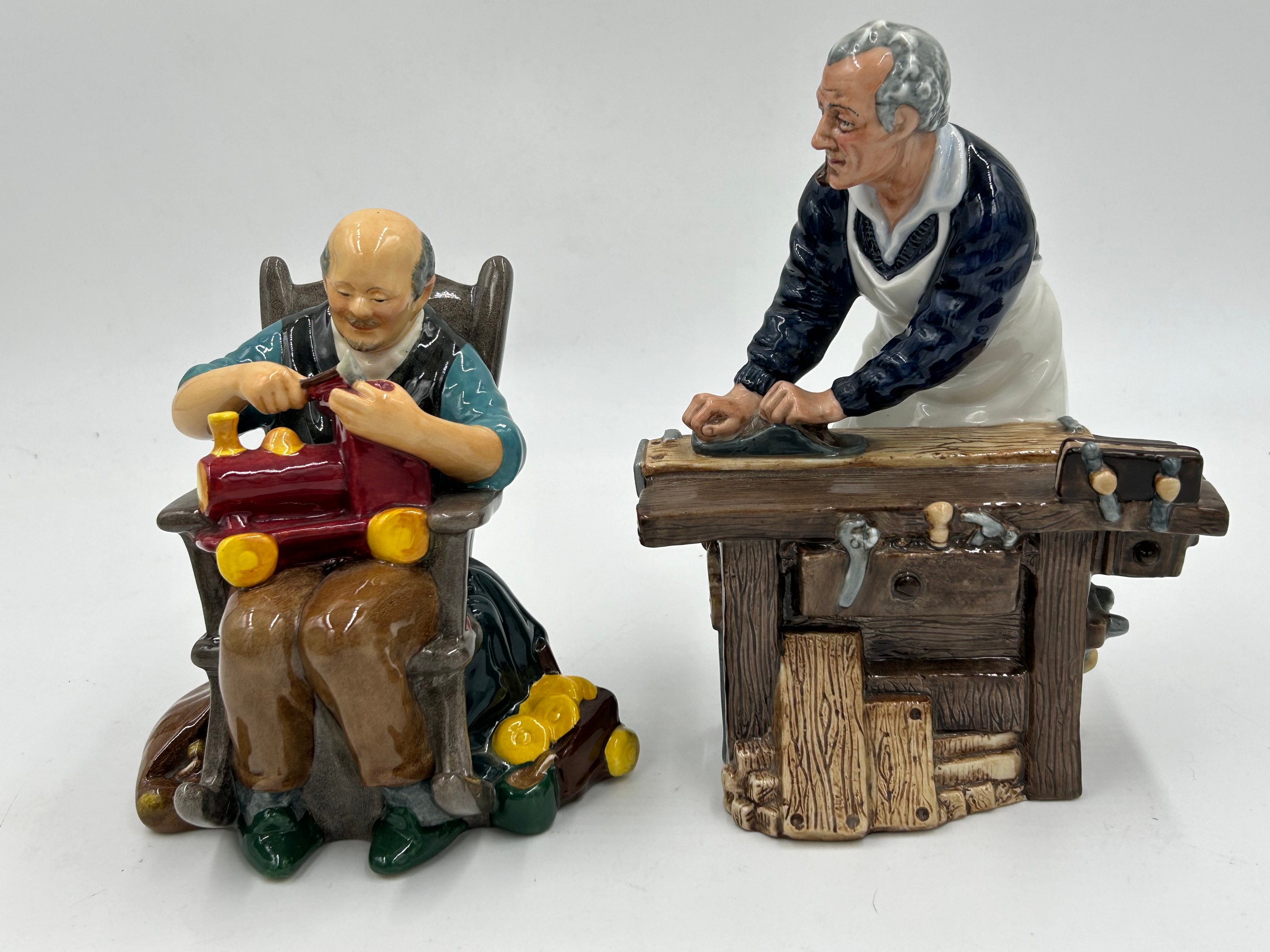 A collection of 6 Royal Doulton figurines to include 'The Carpenter' HN 2678, 'The Toymaster' HN - Image 8 of 11