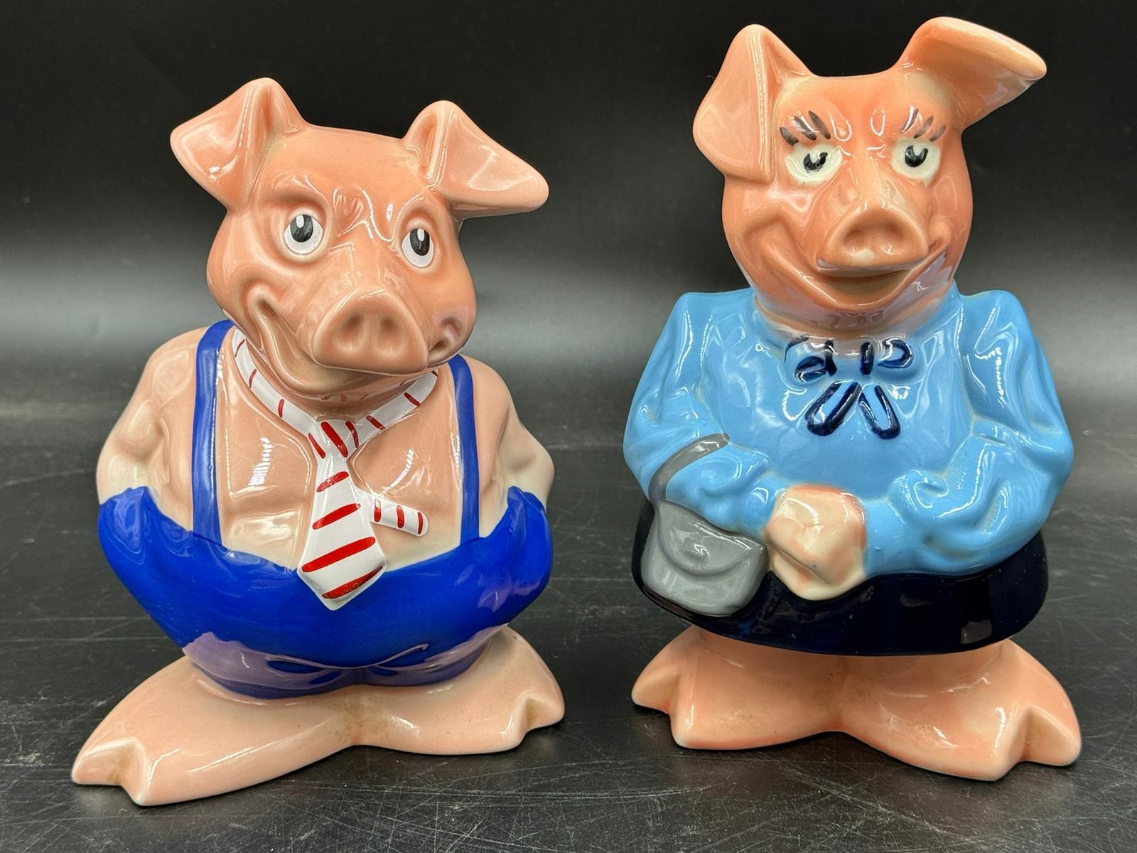 Wade Natwest 19thC ceramic porcelain piggy banks to include two baby Woody, one Lady Hilary, two - Bild 2 aus 7