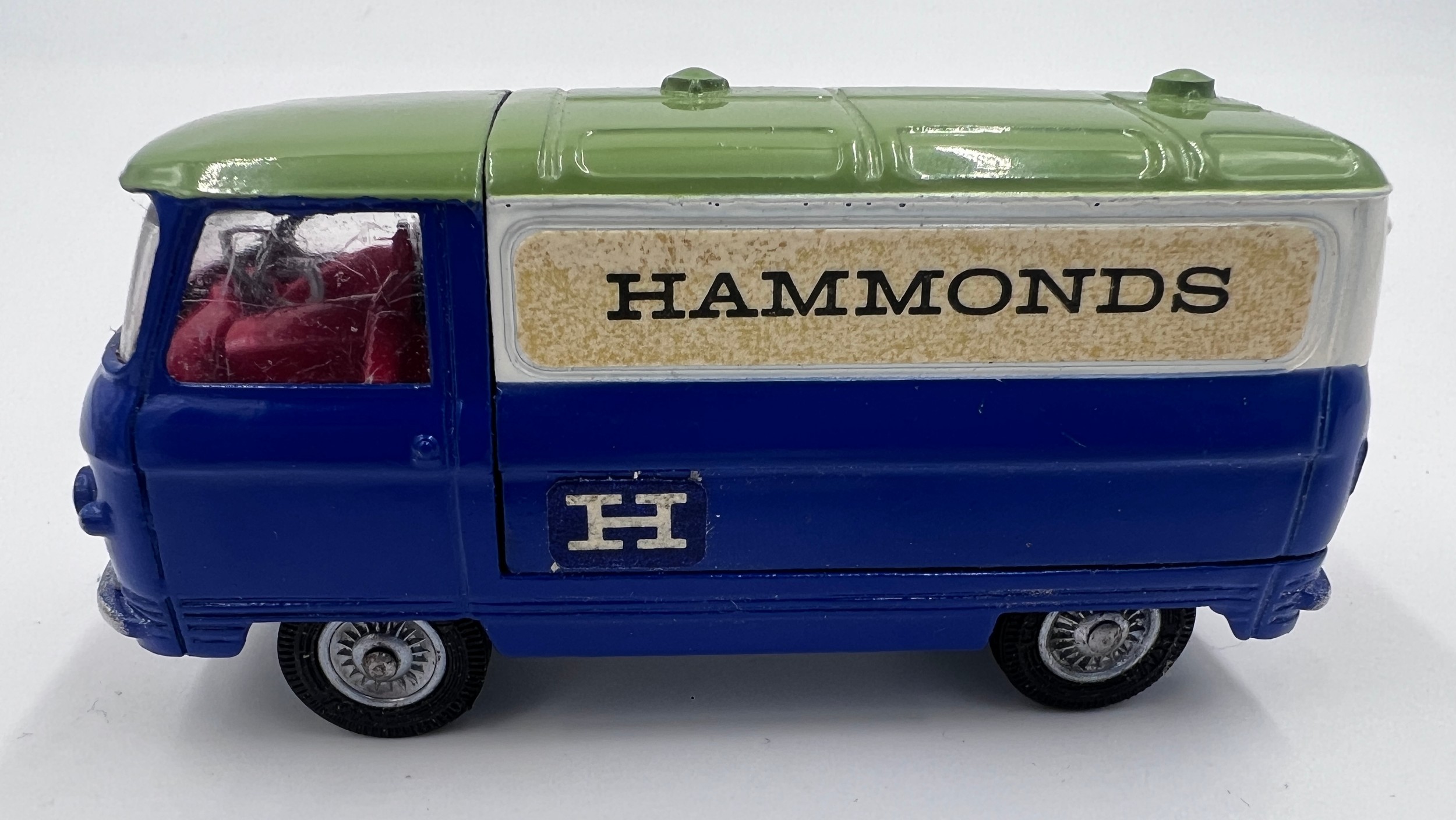 Corgi 462 Commer "Hammonds" Promotional Van in original box - finished in blue with a green roof, - Bild 3 aus 11