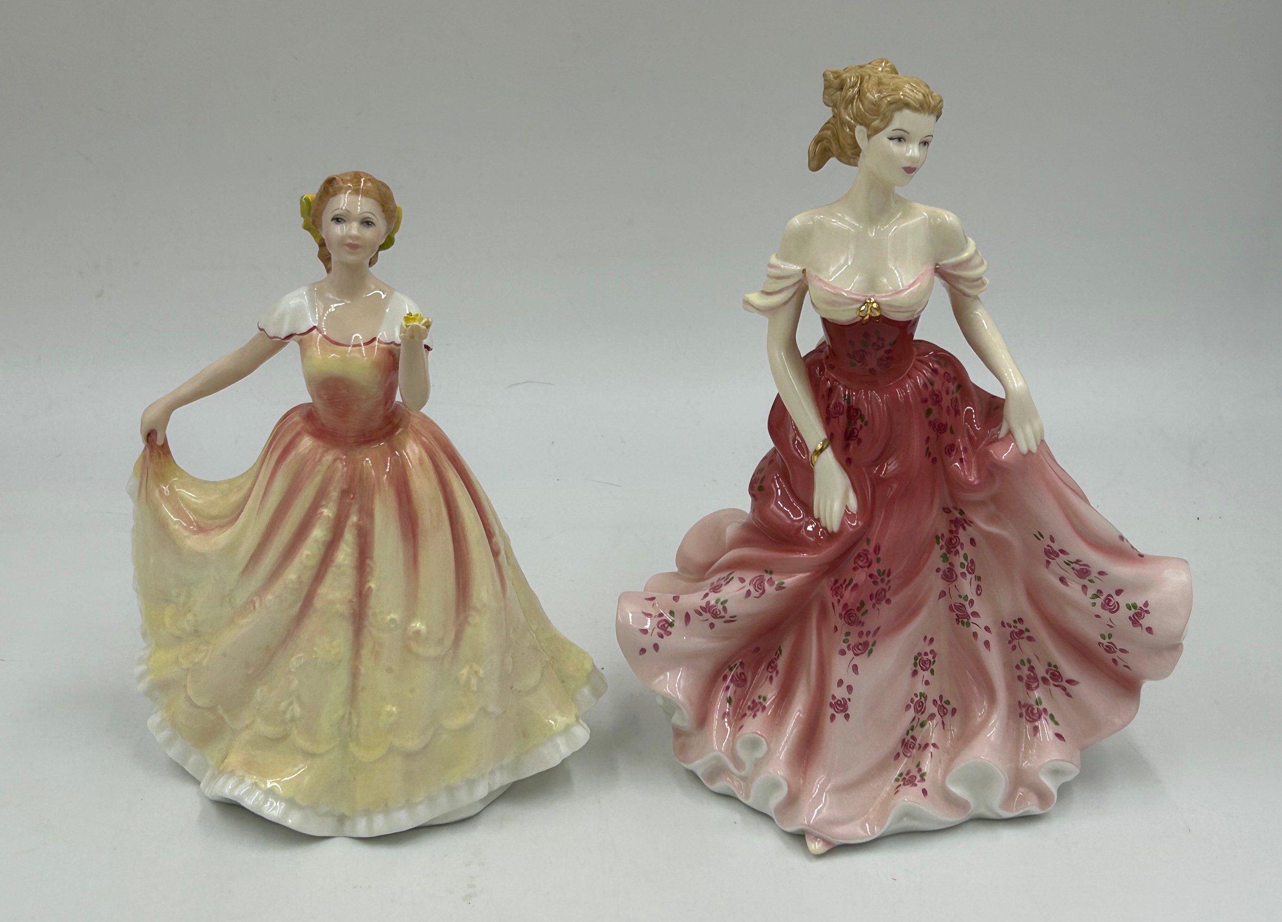 Ten Royal Doulton figurines: Figure of the Year 1998 HN4041 Rebecca, 2003 Elizabeth HN4426, 1995 - Image 4 of 11