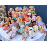 An assortment of dolls to include Fisher Price, Mattel, Max Zapf, Early Moments fully bathable