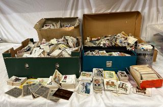 A very large quantity of cigarette cards requiring sorting to include Wills, John Player's, J.