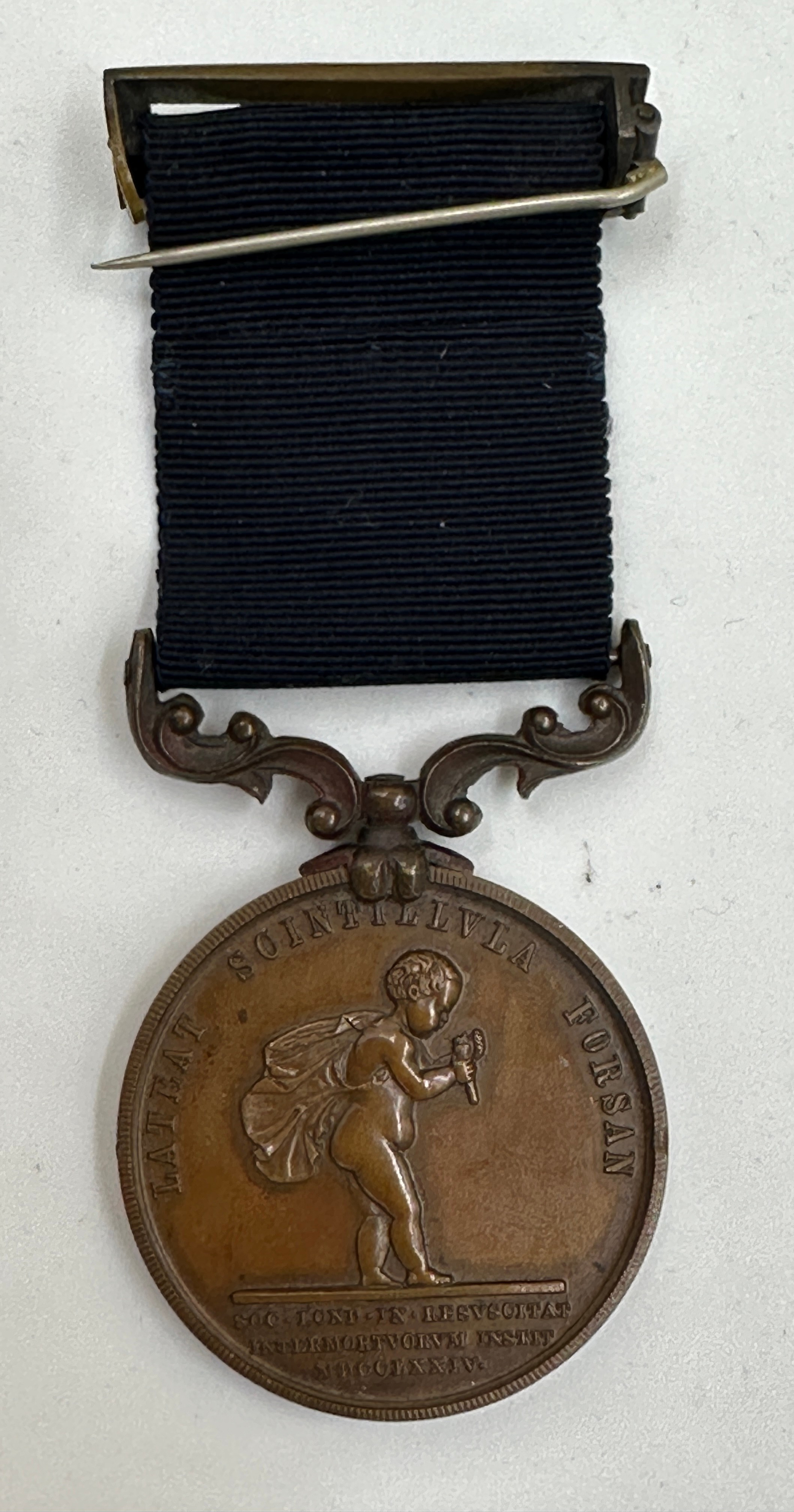 A bronze cased medal of the Royal Humane Society Lateat scintillvla Forsan, HOC Pretivm Cive Servato - Image 4 of 16