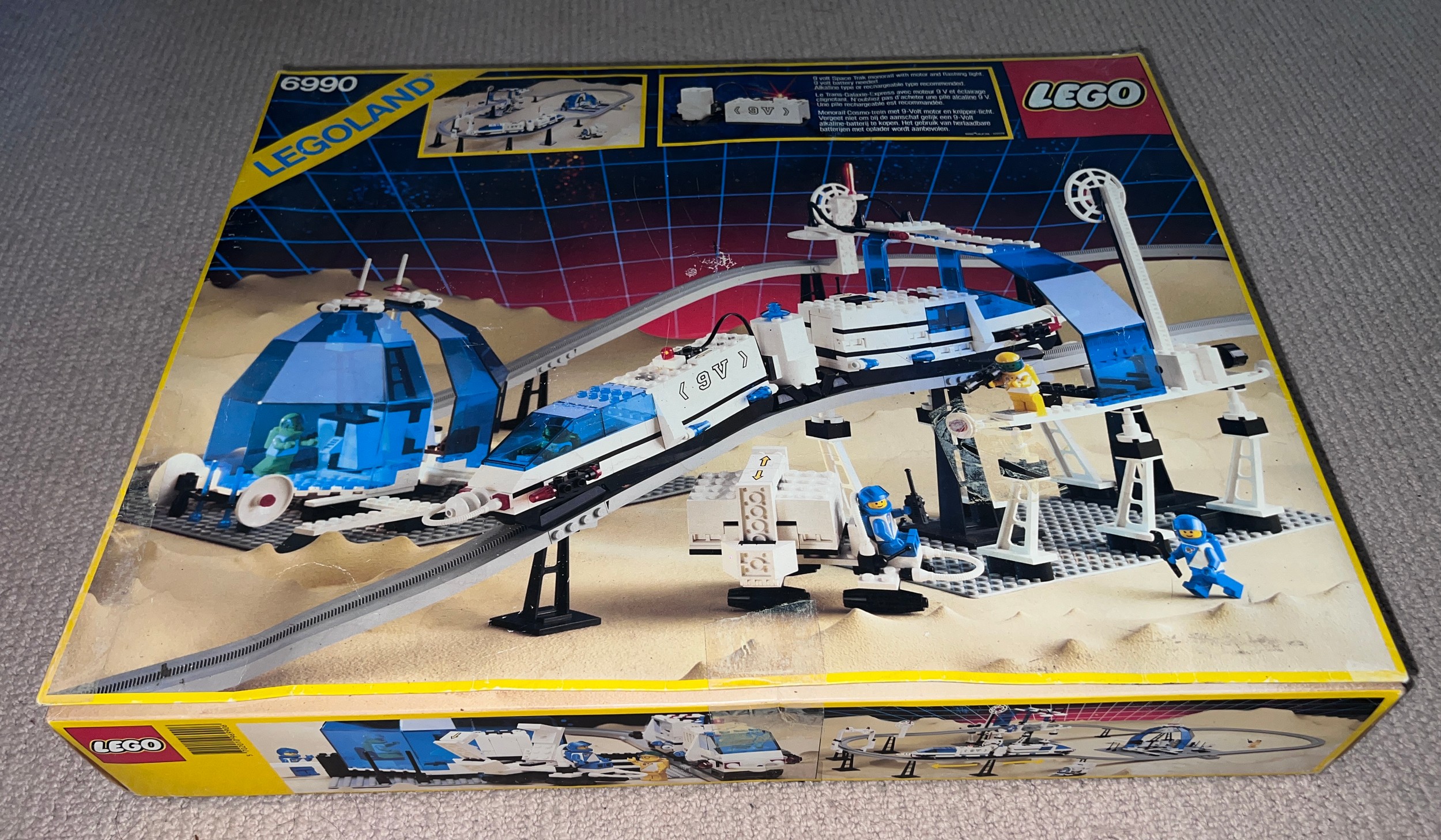 A boxed Lego 6990 Space Monorail and possible track extensions 6921. - Image 2 of 9