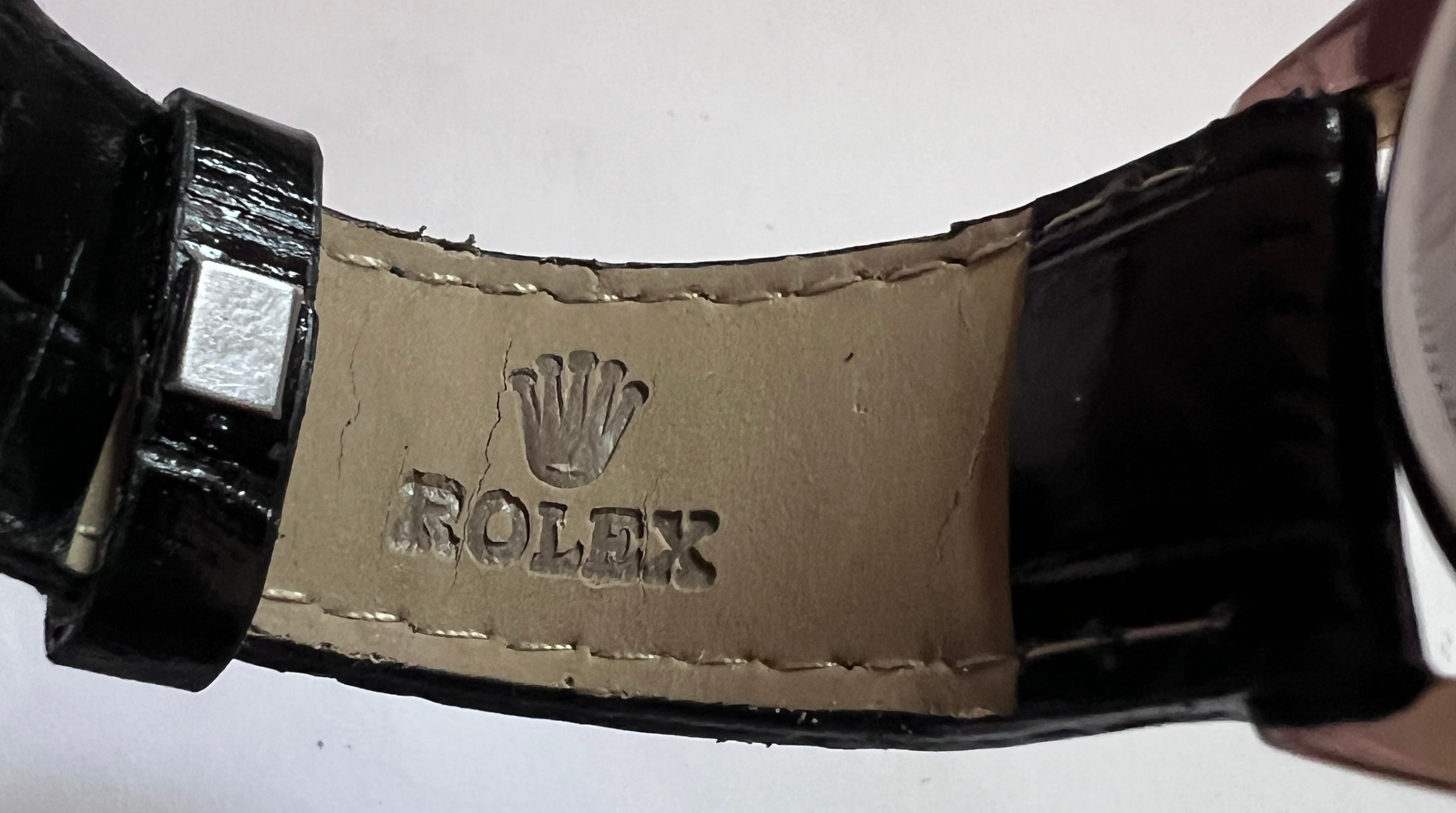 A Tudor Prince Oysterdate rotor self-winding bi-metal date wristwatch with 14k bezel. Rolex crown - Bild 4 aus 7